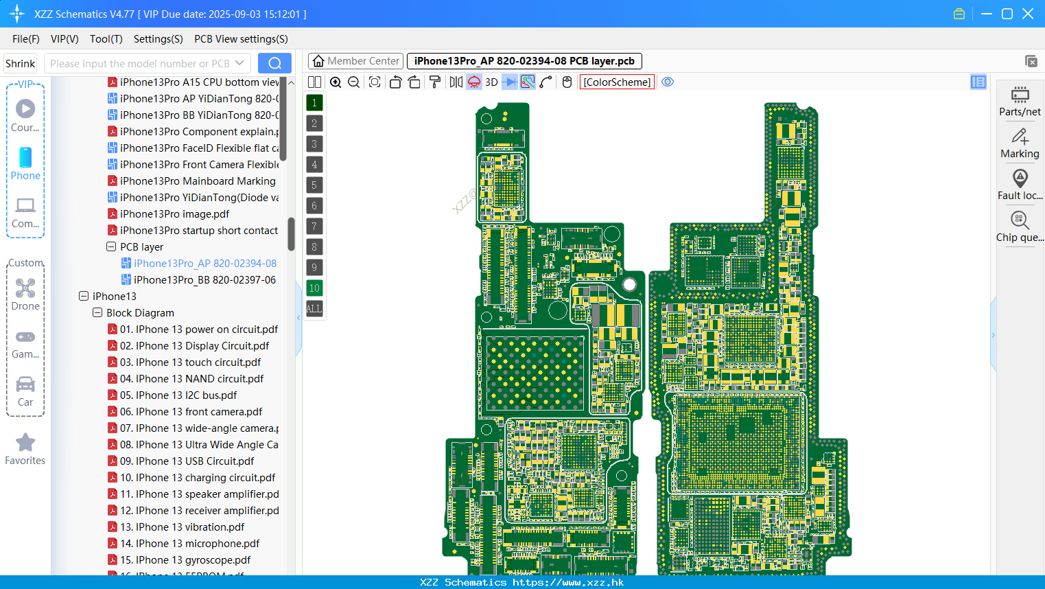 IPhone13Pro_AP 820-02394-08 PCB Layer